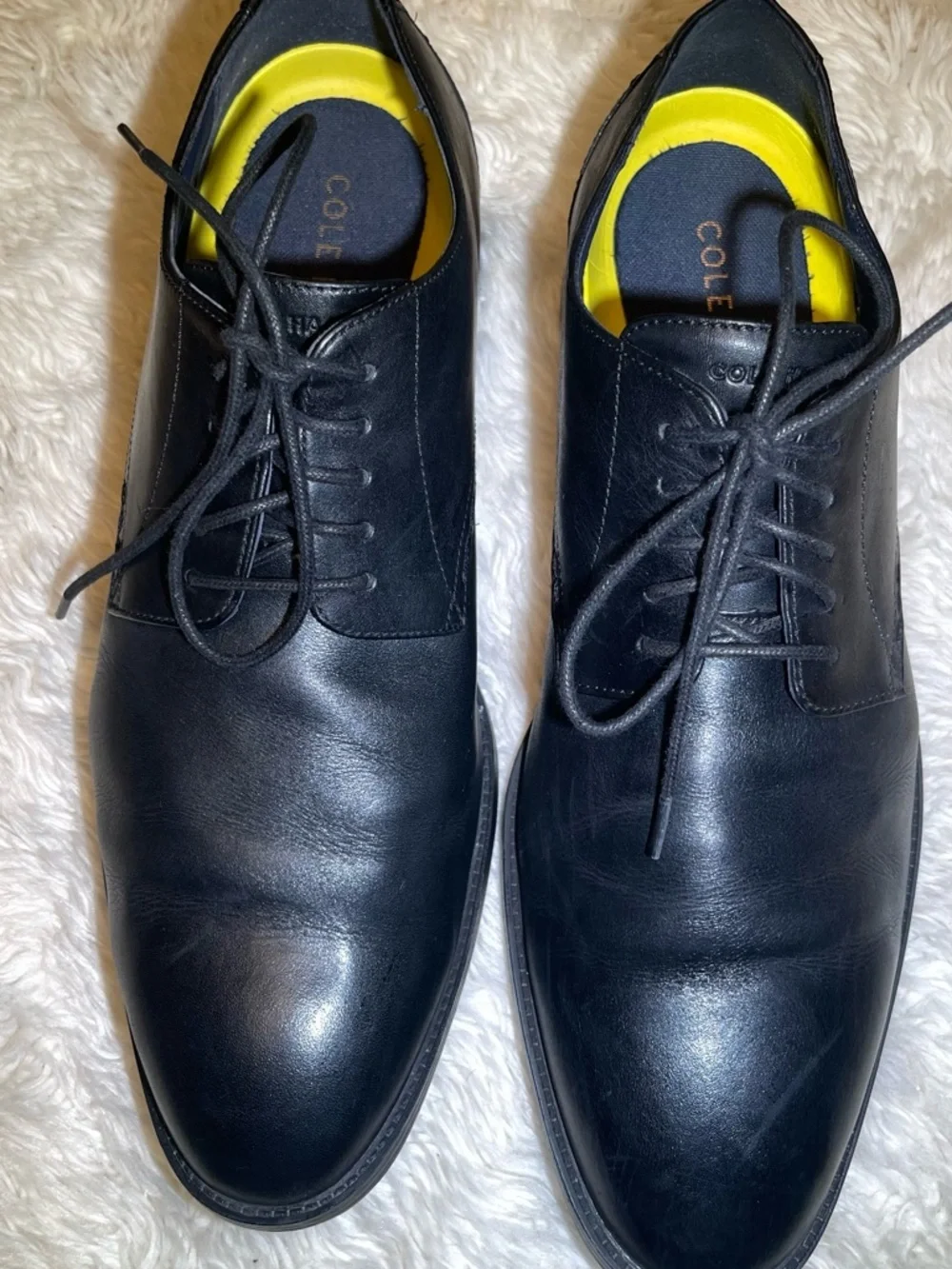 Cole Haan Hawthorn Men’s Black Leather  Oxford Shoes size 10.5